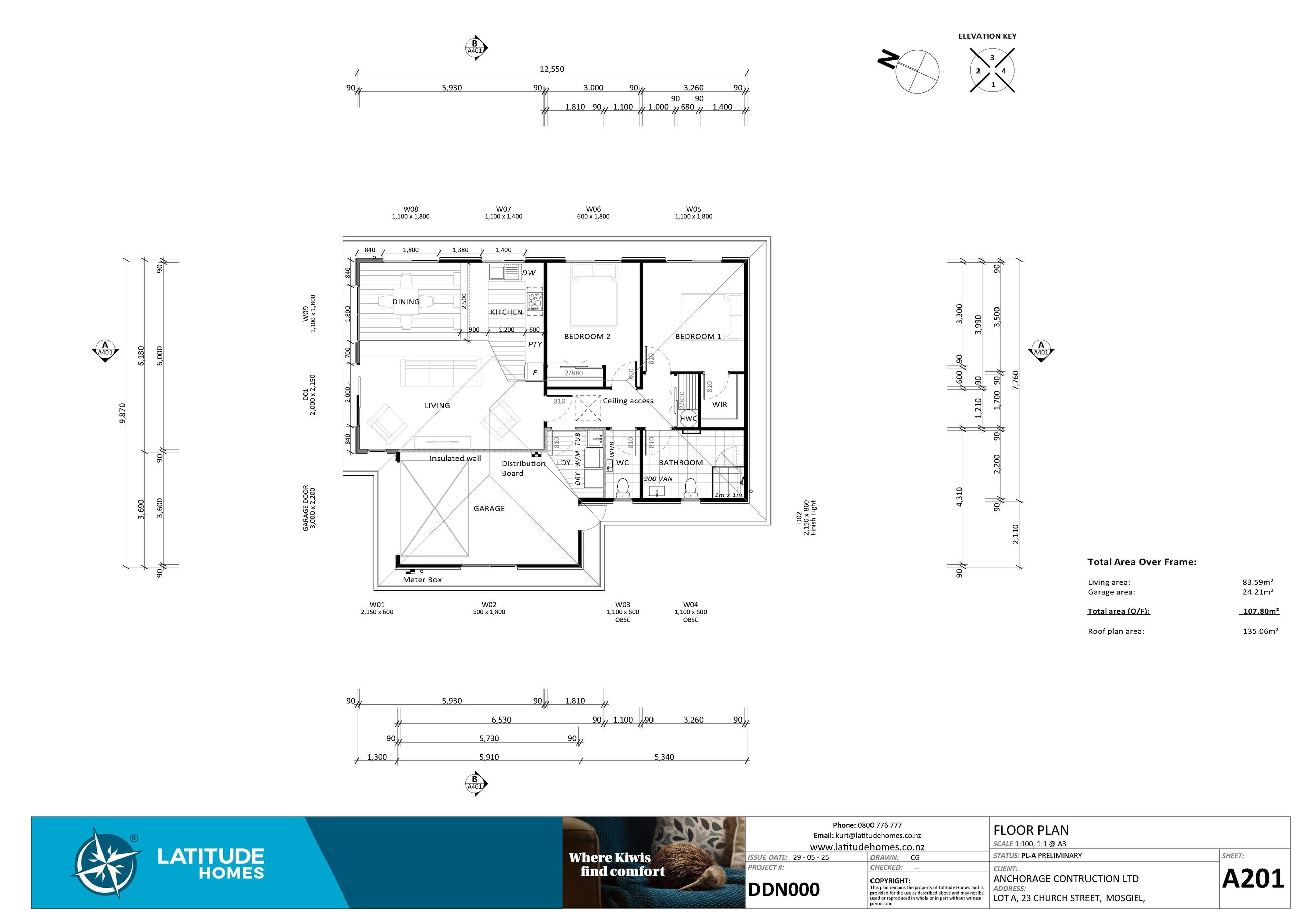 Modern Mosgiel Townhouse Living - 2 bedroom floor plan 3